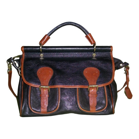 Schuler & Sons Philadelphia leather messenger bag